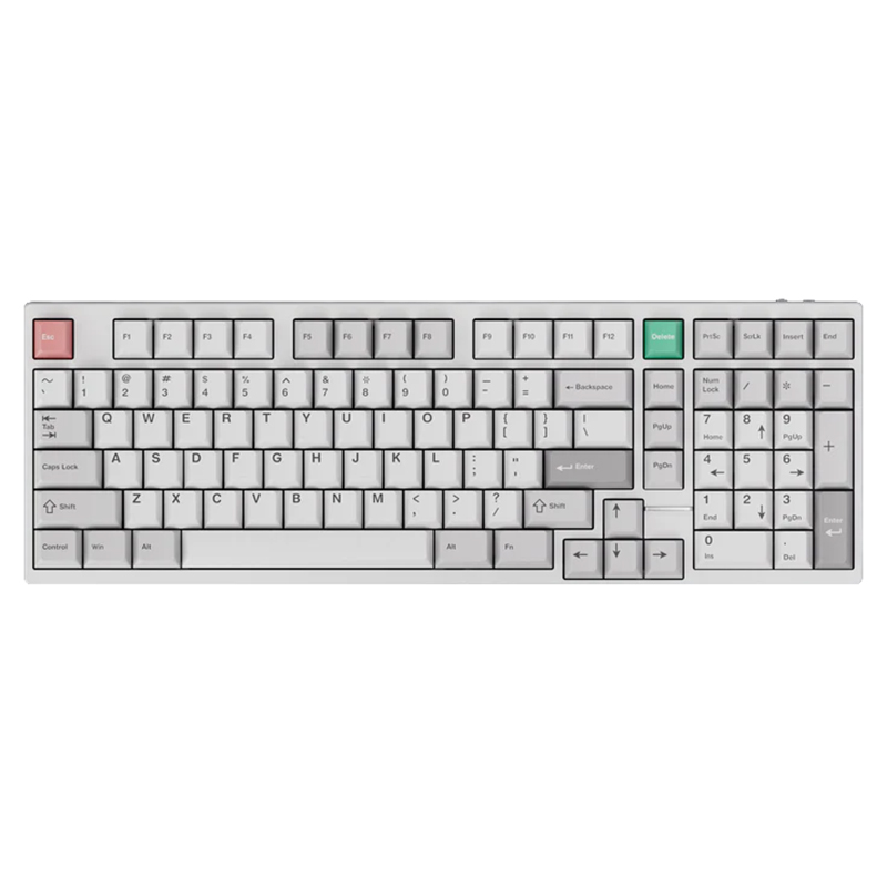 Qwertykeys x Neo Studio Neo98 Prebuilt Wireless Mechanical Keyboard Spray-coated White (KBNEO98WH)