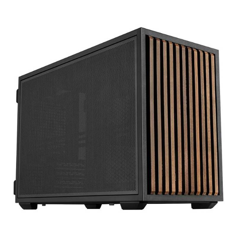 Lian Li B4 DAN Wood mATX Case - Black (PC-B4X-WD)
