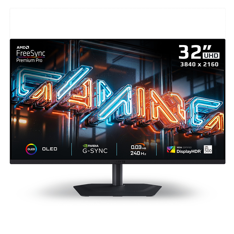 Gigabyte 31.5in 4K UHD QD-OLED 240Hz Gaming Monitor (MO32U24)
