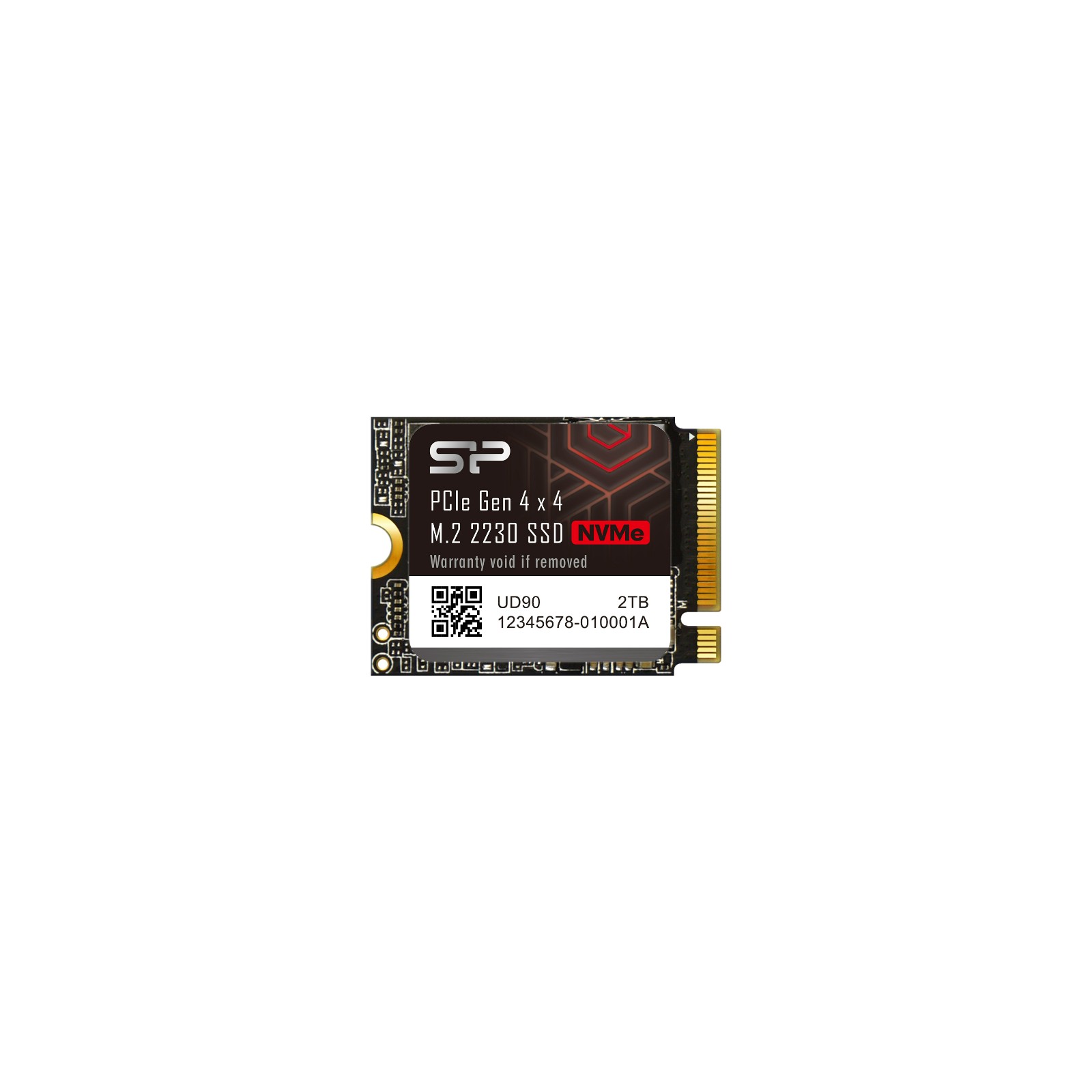 Silicon Power UD90 2TB NVMe PCIe 4.0 M.2 SSD Read speeds 5000MB/s, 3D NAND M.2 2230 Internal SSD for Desktop Laptop - SP02KGBP44UD9007