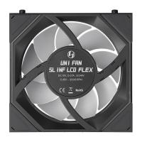 120mm-Case-Fans-Lian-Li-Uni-Fan-SL-Infinity-1-8in-LCD-Flex-2-4GHz-Wireless-120mm-Reverse-Blade-ARGB-Fan-Black-12RSLIND1F1B-7