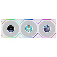 120mm-Case-Fans-Lian-Li-Uni-Fan-TL-1-8in-LCD-Flex-2-4GHz-Wireless-120mm-ARGB-Fan-3-Pack-White-12TLLCD1F3W-9