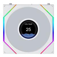 120mm-Case-Fans-Lian-Li-Uni-Fan-TL-1-8in-LCD-Flex-2-4GHz-Wireless-120mm-ARGB-Fan-White-12TLLCD1F1W-9