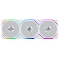Lian Li Uni Fan TL Flex 2.4GHz Wireless 120mm Reverse Blade ARGB Fan 3 Pack - White (12RTL1F3W)