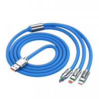 3-in-1 data cable 120W super fast charge-Blue