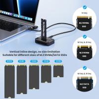 Enclosures-Docking-USB-3-2-Gen2-10Gbps-M-2-SSD-Enclosure-Dual-Protocol-NVMe-SATA-Adapter-Fits-2230-2242-2260-2280-22110-M-2-Drives-2-5-Inch-SATA-HDD-SSD-4