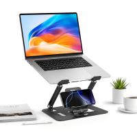 Laptop-Accessories-2-in-1-Foldable-Laptop-Stand-with-Phone-Holder-Ergonomic-Adjustable-Computer-Riser-for-Desk-Carbon-Steel-Desktop-Stand-for-10-15-6-Laptops-Black-28