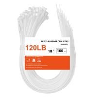 Outdoor-Tools-18-Inch-Heavy-Duty-Cable-Ties-White-100-Pack-120LB-Zip-Ties-Self-Locking-Adjustable-Nylon-Wire-Ties-for-Electrical-Automotive-Garden-Garage-Outd-2