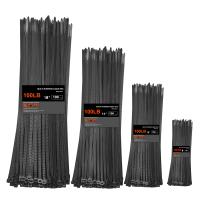 Heavy Duty Zip Ties Assorted Sizes 8+12+14+18 Inch 400 Pack, 100lb Tensile Strength Cable Ties, Self-Locking Nylon Wire Ties, Adjustable UV Resistant 