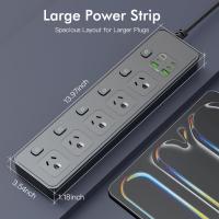Powerboards-and-Adapters-3M-Power-Strip-Surge-Protected-5-AU-Sockets-Independent-Switches-PD30W-USB-A-USB-C-Wall-Mount-Power-Board-for-Household-Office-Black-8