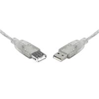 8Ware USB Type A Male to USB Type A Female USB 2.0 Extension Cable - 0.25m (UC-2000AAE)