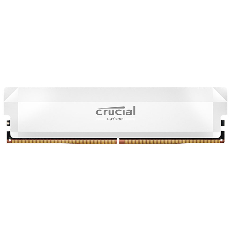 Crucial Pro 16GB (1x16GB) CP16G64C38U5W 6400MHz CL38 DDR5 RAM - White