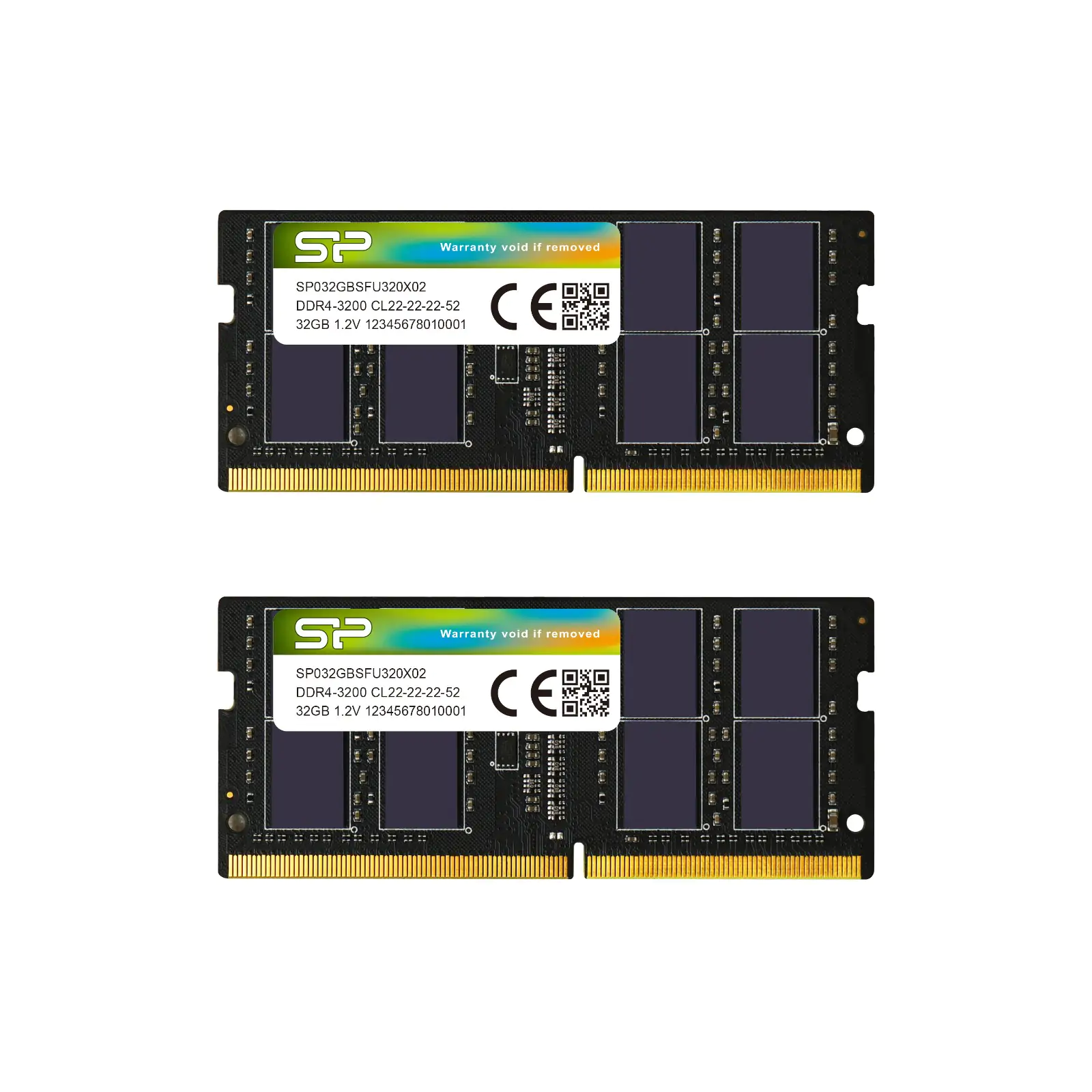 Silicon Power 64GB (2x32GB) 3200MT/s CL22 DDR4 SODIMM Laptop RAM