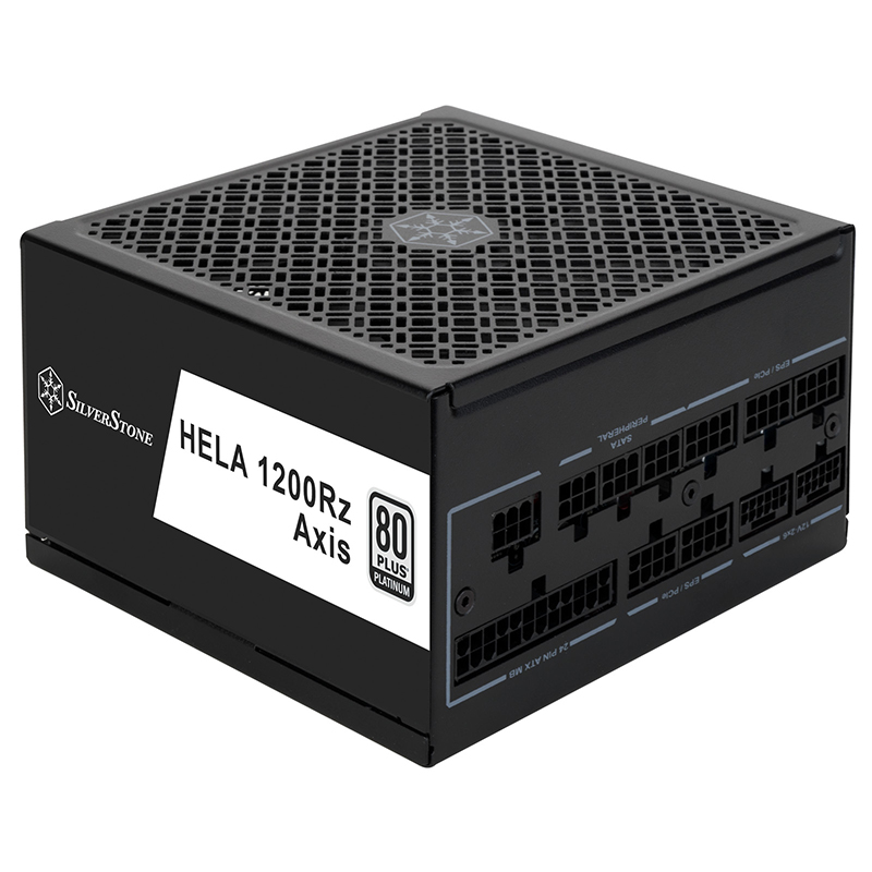 SilverStone 1200W HELA 1200R 80+ Platinum Modular ATX Power Supply - Black (SST-HA1200R-PMA)