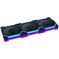 Lian Li Uni Fan SL Flex 120mm ARGB Black Fan - 3 Pack (12SL1F3B)