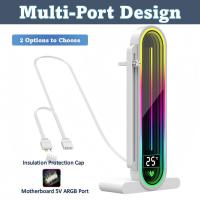 Computer-Parts-Adjustable-GPU-Support-Bracket-5V-ARGB-Graphics-Card-Stand-with-Digital-Temperature-Display-Magnetic-Anti-Slip-GPU-Holder-White-Augearix-4