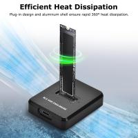 Enclosures-Docking-M-2-NVMe-SATA-to-USB-A-C-Docking-Station-10Gbps-USB3-1-Gen2-Dual-Protocol-M-2-SSD-Enclosure-for-M-Key-B-M-Key-2230-2242-2260-2280-SSD-Augearix-4