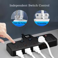 Powerboards-and-Adapters-2M-AU-Power-Strip-12-in-1-Surge-Protected-Individual-Switches-RGB-Touch-Night-Light-USB-A-USB-C-2500W-Black-Augearix-2