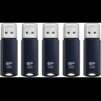 USB-Flash-Drives-Silicon-Power-128GB-Marvel-M02-USB-3-2-Gen-1-Flash-Drive-Navy-Blue-5-Pack-S5128GBUF3M02V1BAD-9