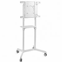 Brateck Rotating Mobile Stand for Interactive Display Fit 37in-70in Up to 70kg - White (TTV11-46TW-WH)