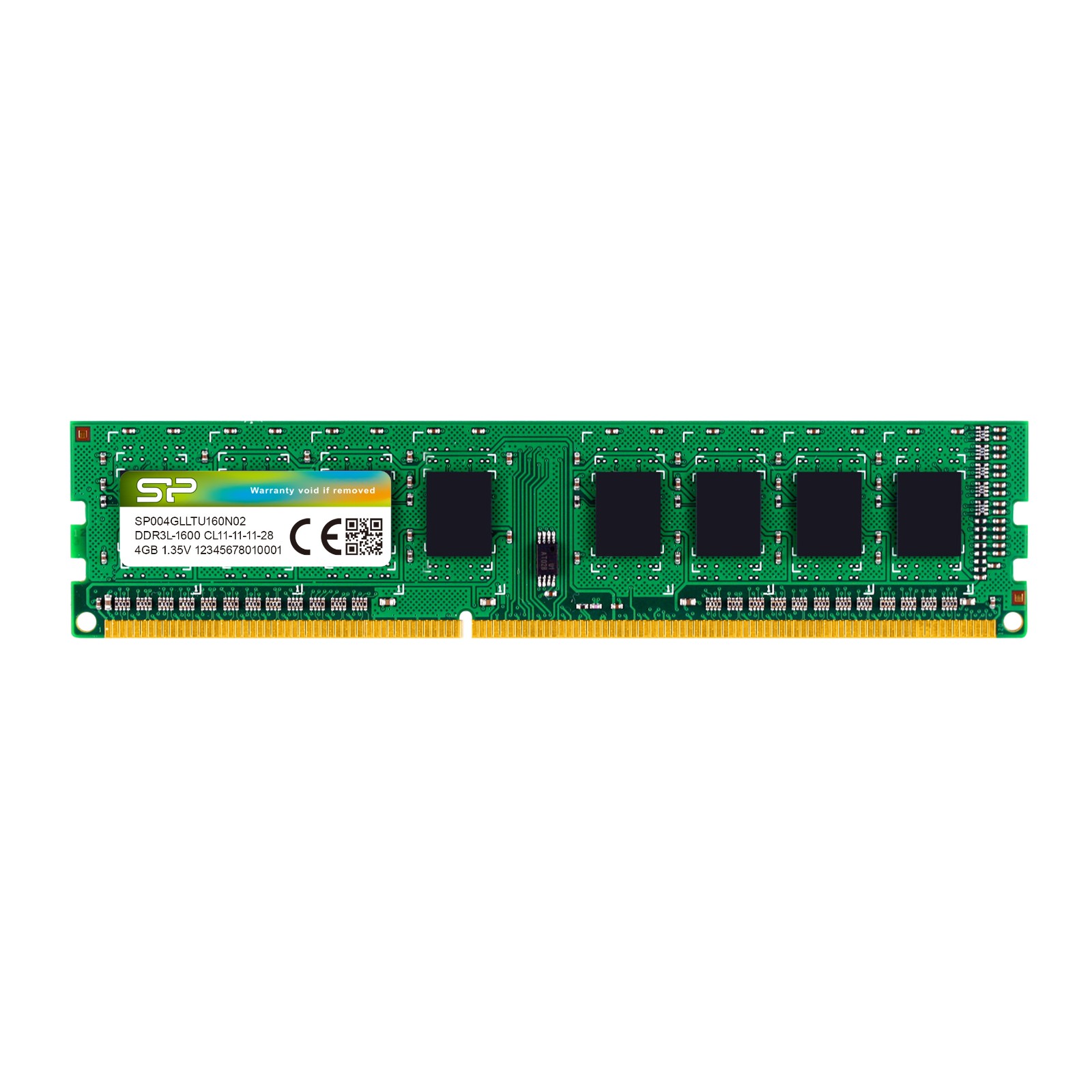 Silicon Power 4GB DDR3L 1600MT/s PC3L-12800 1.35V CL11 - SP004GLLTU160N02