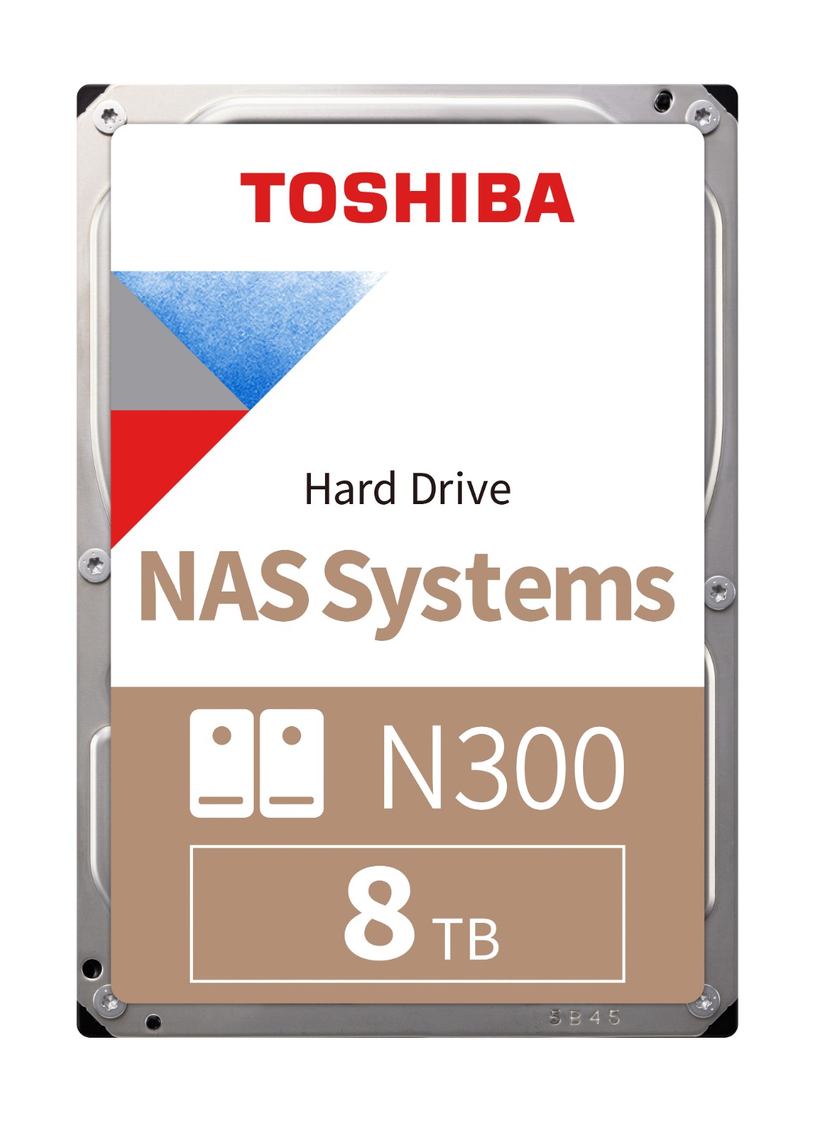 Toshiba 8TB NAS Internal Hard Drive HDD – CMR 3.5 Inch SATA 6Gb/s 7200 RPM 512MB Cache for RAID Network Attached Storage (HDWG780UZSVA)