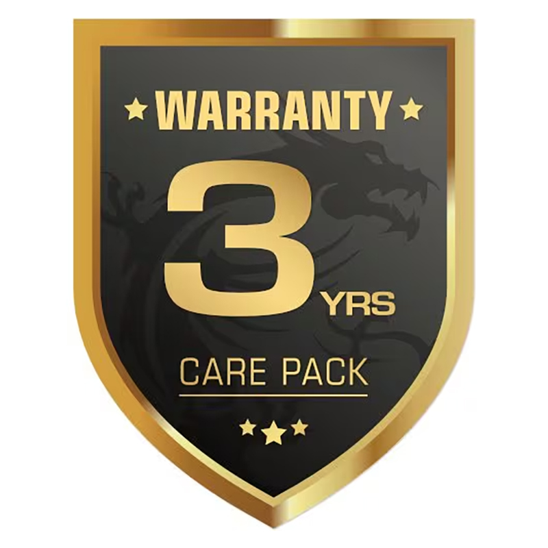 MSI Care Pack Bundle for Mainstream 1YR RTV Warranty Extension + 3YR On-site Service (Y06-Z390006-MSI)