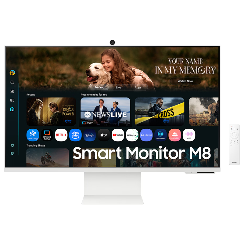 Samsung Smart Vision Ai M8 M80F 32in 4K Monitor (LS32FM803UEXXY)