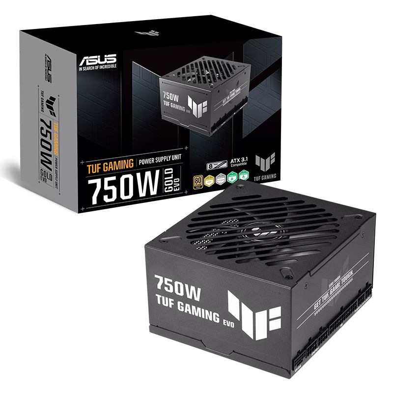 Asus TUF Gaming 750W 80+ Gold PCIe 5.1 ATX 3.1 Power Supply (TUF-GAMING-750G-EVO)