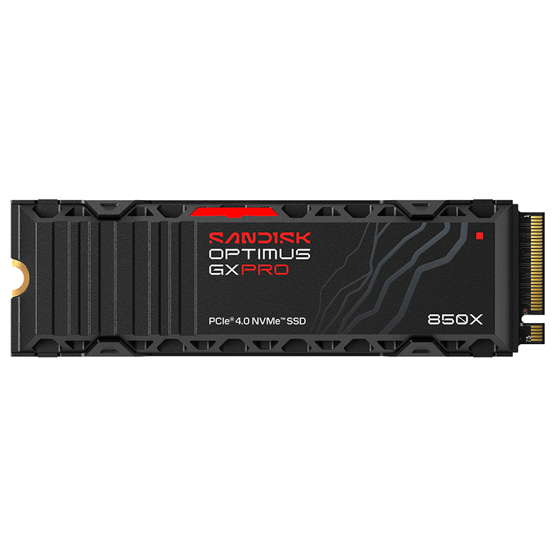 Sandisk 1TB Optimus GX PRO 850X PCIe 4.0 M.2 2280 NVMe SSD with Heatsink (SDSP81100TAH-000E0)