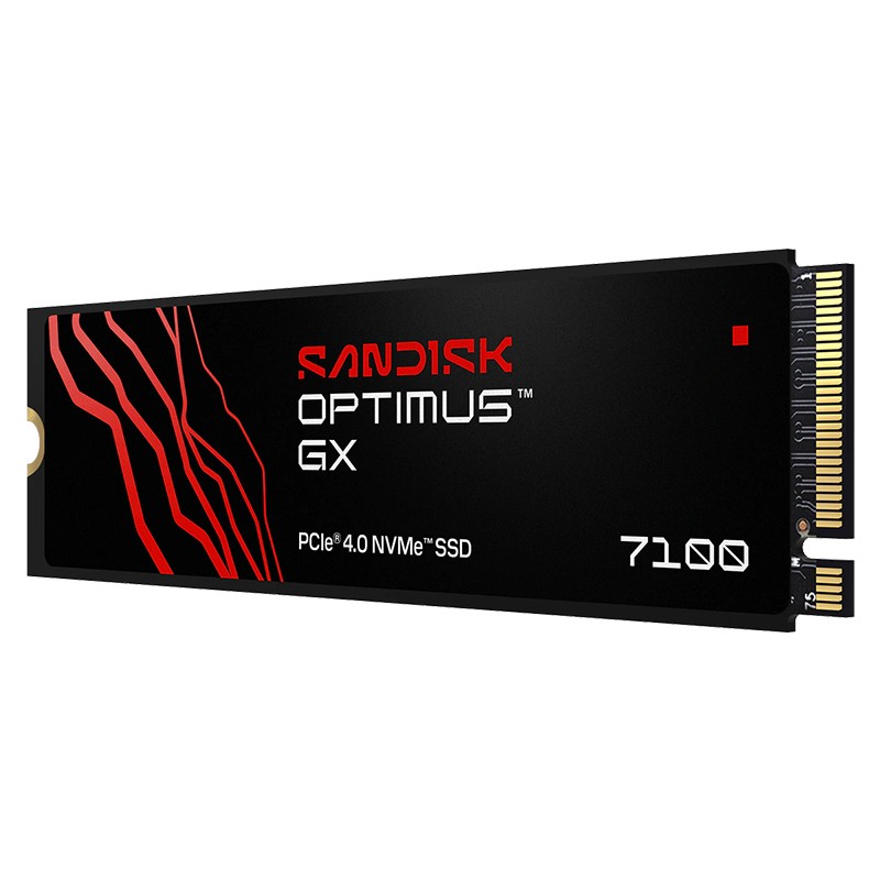 Sandisk 2TB Optimus GX 7100 PCIe 4.0 NVMe SSD (SDSP71200TAN-000E0)