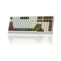RK ROYAL KLUDGE F99 Wireless Mechanical Keyboard Numper Pad, Tri-Mode Hot Swappable 100 Keys Gaming Keyboard BT/2.4G/USB-C, Pro Software, Palm Green