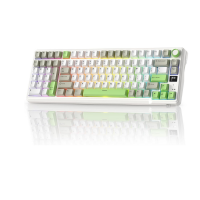 RK ROYAL KLUDGE L98 Wireless Mechanical Keyboard w/Left-Handed Southpaw Design Numpad & Hot Swappable Knob, Tri-Mode 95% Keyboard BT/2.4G/USB-C