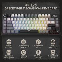 Keyboards-RK-ROYAL-KLUDGE-Mechanical-Keyboard-L75-RGB-2-4Ghz-BT-Wired-Cream-Switch-Knight-Black-11