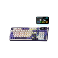 RK ROYAL KLUDGE S98 Mechanical Keyboard w/Smart Display & Knob, 96% RGB Wireless Gaming Keyboard BT/2.4G/USB-C, Hot Swappable, Software Support, Silen