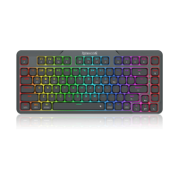Redragon K706 PRO 75% Wireless Gasket RGB Gaming Keyboard, 3-Modes 82 Keys Compact Mechanical Keyboard