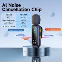 Microphones-Dual-Wireless-Lavalier-Mic-AI-Noise-Cancelling-Lapel-Microphone-for-iPhone-Android-USB-C-Plug-Play-Vlogging-Live-Stream-Mic-Augearix-2
