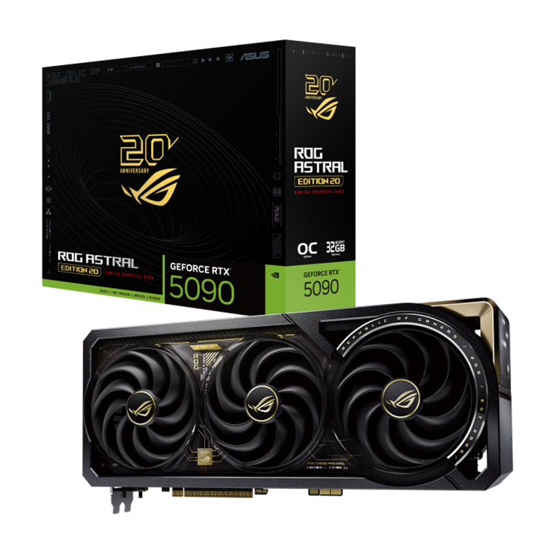Asus ROG Astral GeForce RTX 5090 Edition 20 32GB Graphics Card (ROG-ASTRAL-RTX5090-P32G-EDITION20)