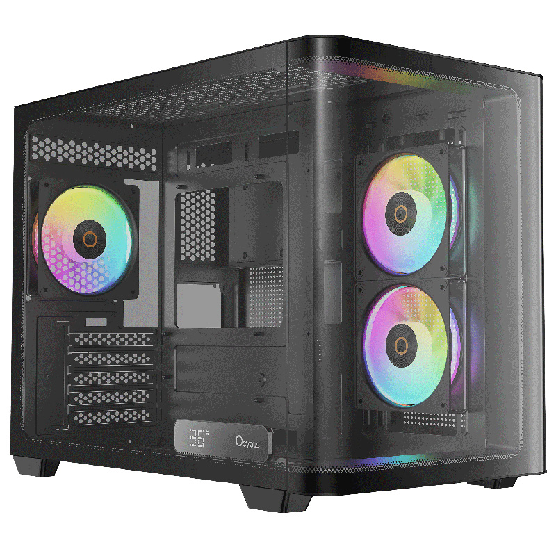 Ocypus Iota C50 BK Curve ARGB Digital Mid Tower Micro ATX Case (Iota-C50-BKD300CD-GL)