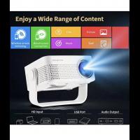 M50 Portable Projector  1080P Full HD Mini Home Projector with WiFi Wireless Screen Cast  3D Supported Compact Home Theater Projector