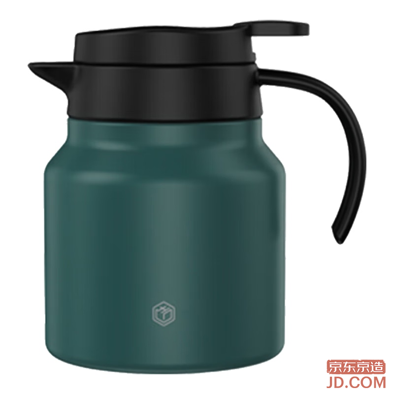 JD Insulated Pot, Home Thermal Tea Steeper Bottle, 316 Stainless Steel, Cat Eye Green, 800ml
