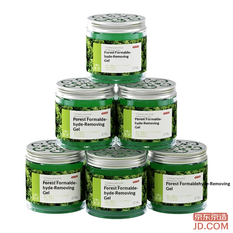 JD Formaldehyde Purifier Gel, New Home Renovation Deodorizer, 6-Cans Set
