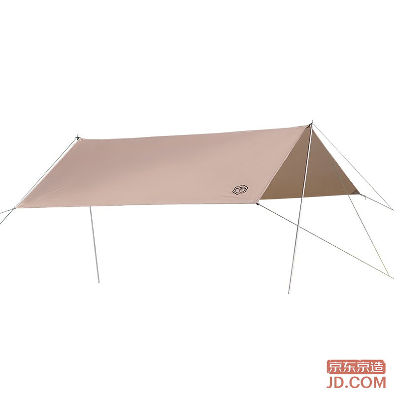 JD Outdoor Canopy Tent with Silver-Coated Roof, Sun Protection, Thick Fabric, Rainproof Shelter