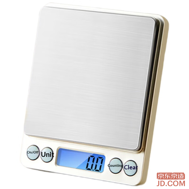 JD X PLUS Electronic Scale Kitchen Scale Food Baking Home 0.1g/3kg with AAA Battery*4