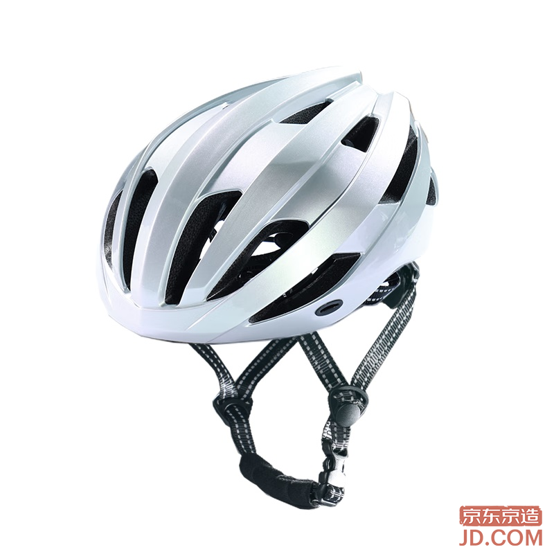 JD superlight aerodynamic cycling helmet, road and mountain bike helmet, GB certified bike helmet ZX05 metallic silver