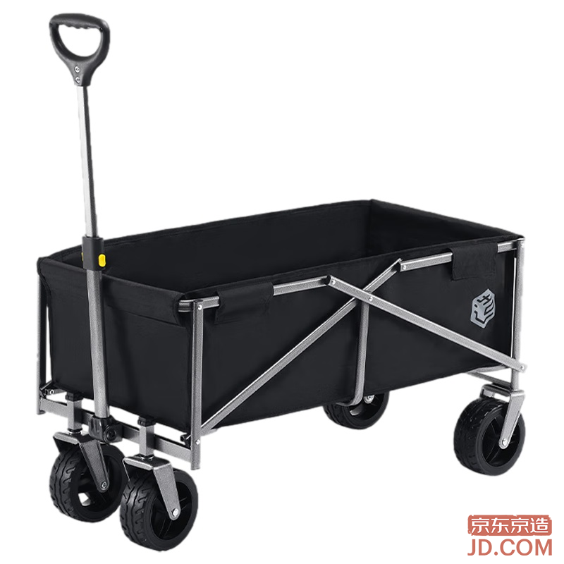 JD Off-Road Wide-Wheel Outdoor Camping Cart Foldable Storage Wagon Small Handcart Picnic Stall Travel Gear
