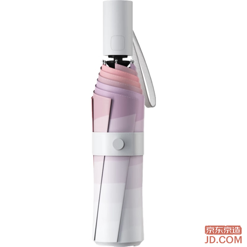 JD Little Pudding Plus Automatic Sunshade Umbrella UV Protection Black Coating Parasol Rain Umbrella Evening Cloud 21in 97cm