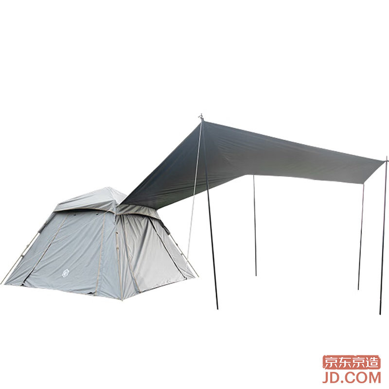JD Large Tent Canopy 2-in-1 5.76㎡ Blackout UV Protection Automatic Outdoor Camping Gear 4-6 People