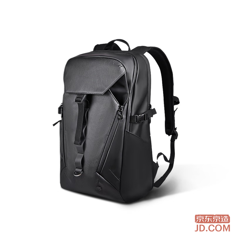 JD Black Warrior 2.0 Functional Dual-shoulder Hiking Backpack 26L Multi-function Expandable Laptop Bag Book Bag
