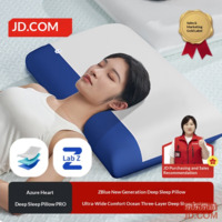JD Z Blue Heart Pillow 2nd Gen Deep Sleep PRO Slow Rebound Memory Foam Neck Support Pillow